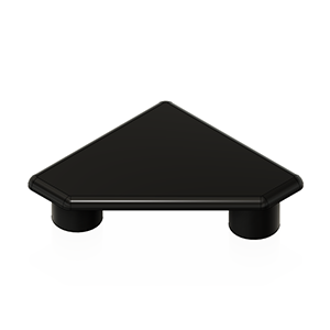 MODULAR SOLUTIONS POLYAMIDE PART&lt;br&gt;END CAP 45MM X 45MM MITER CORNER BLACK